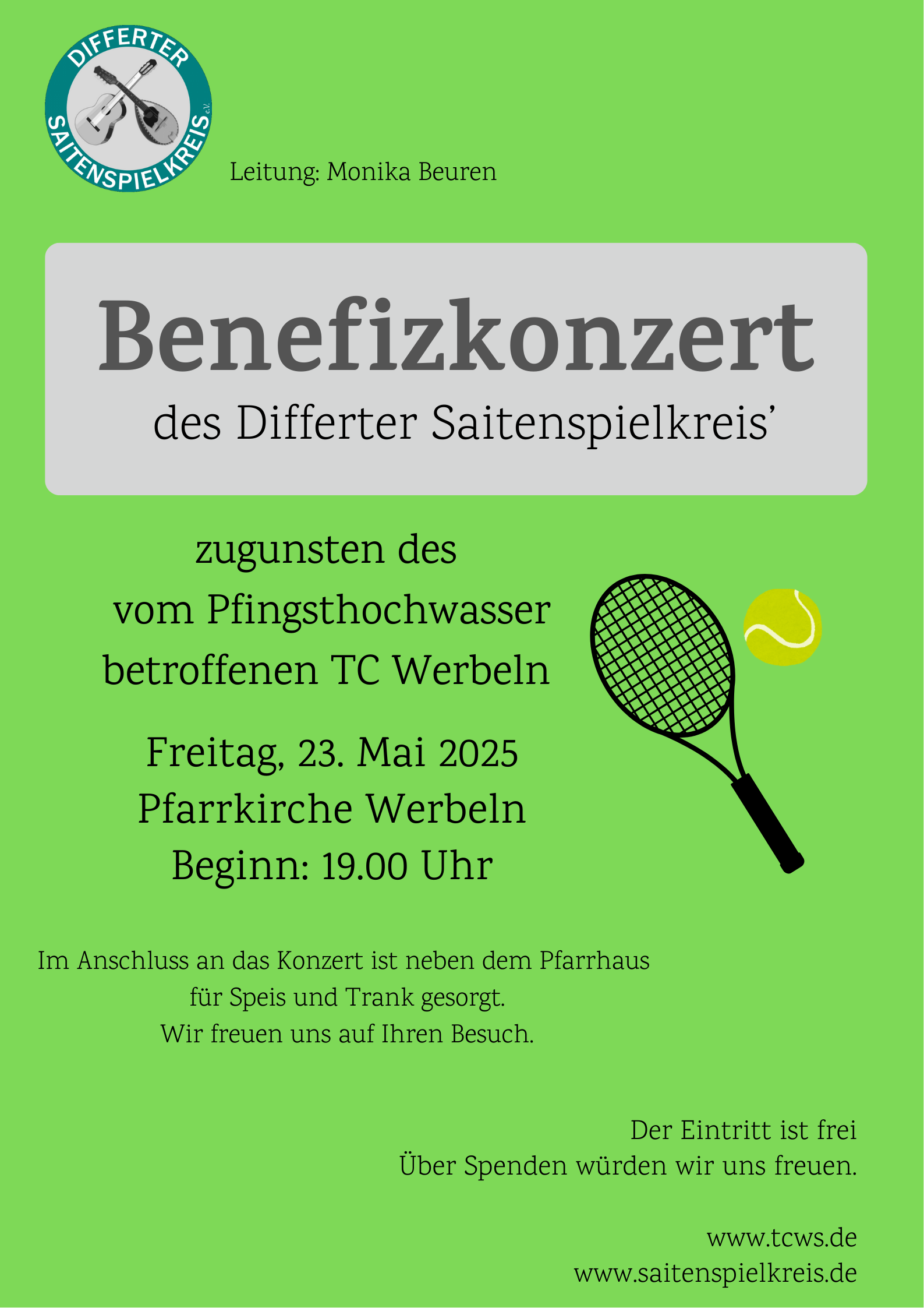 Plakat Benefizkonzert